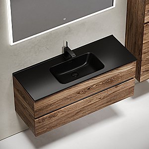 Тумба с раковиной Sancos Urban 120 UR120-1ECH дуб чарльстон для ванной в интернет-магазине Sanbest