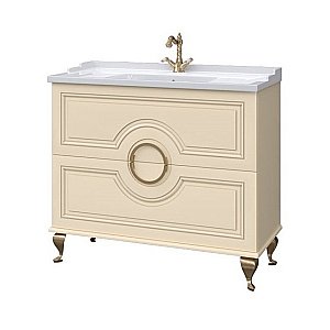 Тумба с раковиной с 2-мя ящиками Caprigo Valletta 100 для ванной в интернет-магазине Sanbest