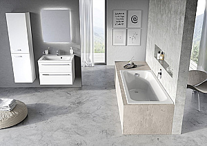 Ванна CHROME SLIM 180х80 CE21300000 белая купить в интернет-магазине Sanbest