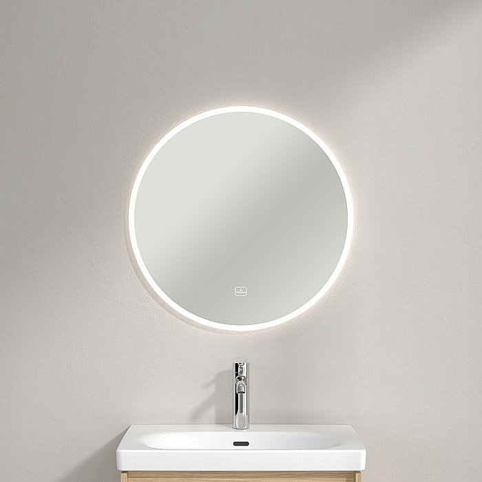 Зеркало Villeroy&Boch More to See Lite+ A4846500 65x65 в ванную от интернет-магазине сантехники Sanbest