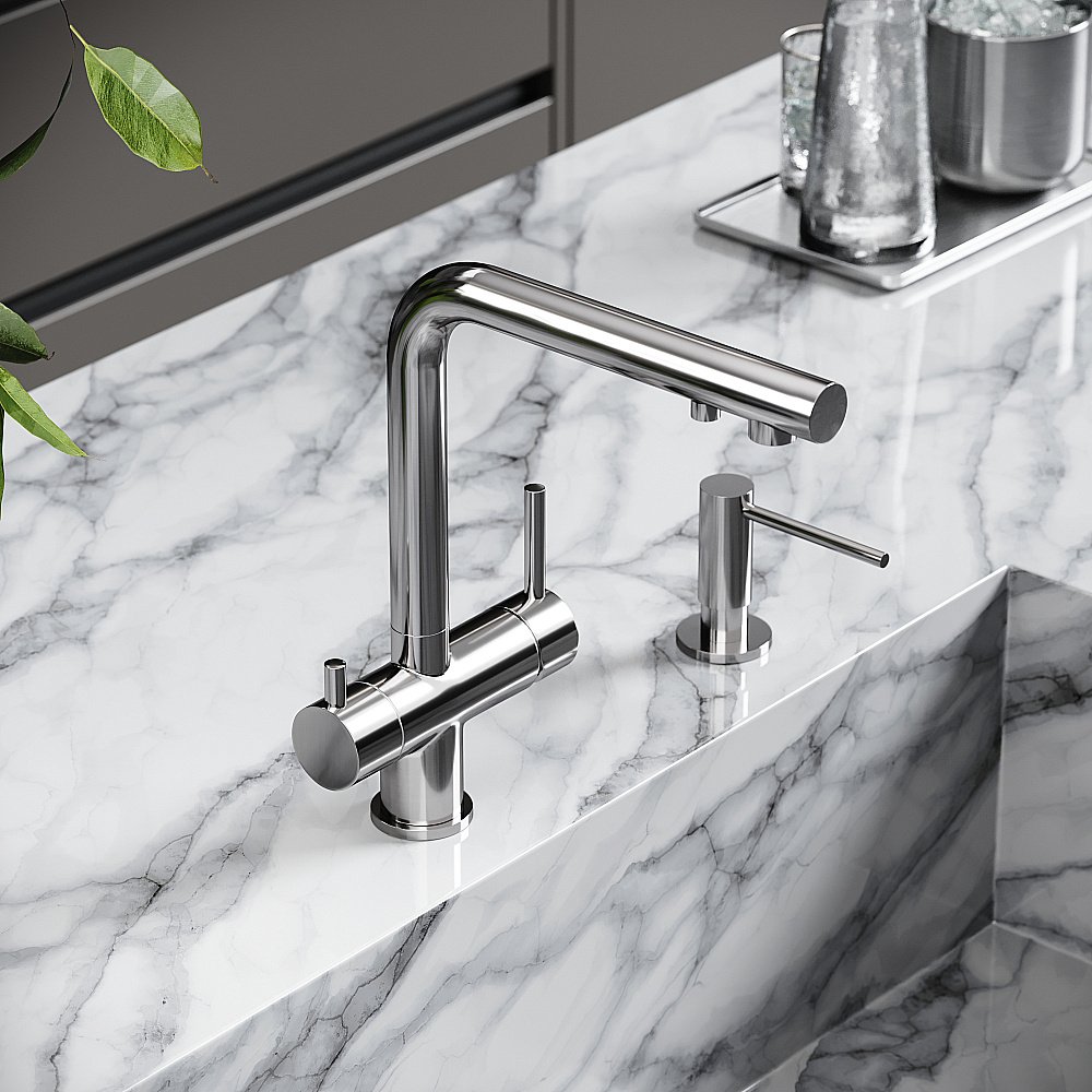 Смеситель для кухни Sancos Foster SC4014BN брашированный никель купить в интернет-магазине сантехники Sanbest