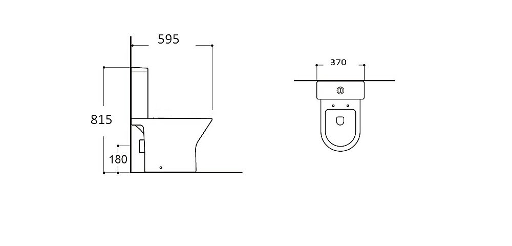 Унитаз-компакт без крышки Aquatek Леон AQ2785WS-00 безободковый,с бачком купить в интернет-магазине Sanbest