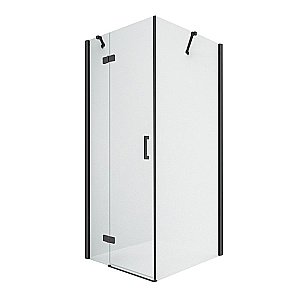 Душевой уголок NEW TRENDY NEW RENOMA BLACK 80x80 стекло прозрачное/профиль черный купить в интернет-магазине Sanbest