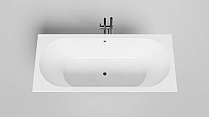 Ванна Salini Ornella AXIS S-Sense 180x80 103411M белая матовая купить в интернет-магазине Sanbest