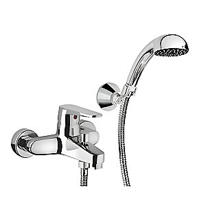 Смеситель для ванны PAINI Ventus 93CR105KM с аксессуаром, хром купить в интернет-магазине сантехники Sanbest