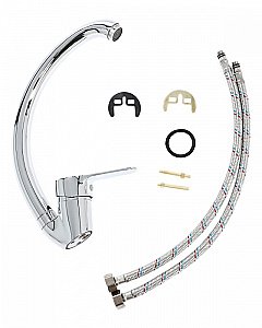 Смеситель для кухни Agger Exact A2100200 хром купить в интернет-магазине сантехники Sanbest