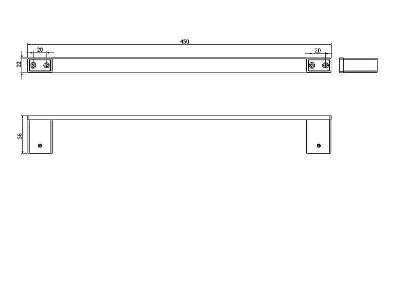 Полотенцедержатель Langberger Accessories 37501D купить в интернет-магазине сантехники Sanbest