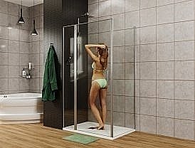 Душевой уголок Allen Brau Priority 90x100 Хром купить в интернет-магазине Sanbest