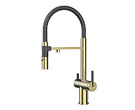 Смеситель для кухни Paulmark Gravity Gr213888-G золото купить в интернет-магазине сантехники Sanbest