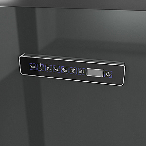 Душевая кабина Grossman Alba 90х90 GR221 стекло прозрачное/профиль черный матовый купить в интернет-магазине Sanbest