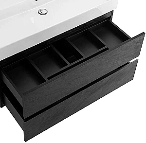 Тумба с раковиной Cezares Molveno 46 80 Nero для ванной в интернет-магазине Sanbest