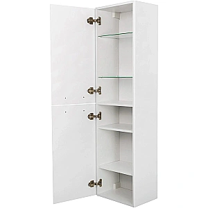 Шкаф-пенал подвесной BelBagno DUE-1500-2A-SC-BL-P 150 Bianco Lucido для ванной в интернет-магазине сантехники Sanbest