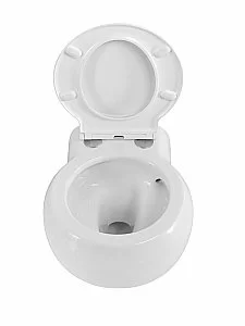 Унитаз подвесной Cezares GRANDE CZR-308-TH-TOR/SC белый, безободквый, смыв торнадо купить в интернет-магазине Sanbest