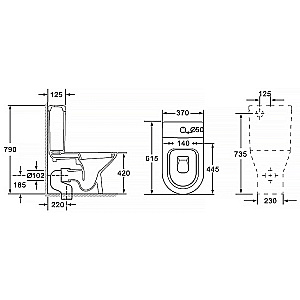 Инсталляция для унитаза Azario AZ-8010-1000 купить в интернет-магазине сантехники Sanbest