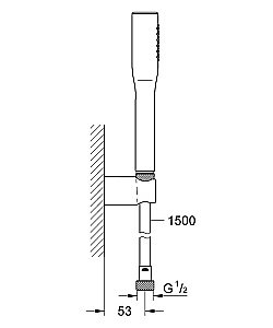 Душевая гарнитура GROHE Euphoria Cosmopolitan 27369 000 купить в интернет-магазине сантехники Sanbest