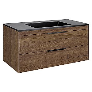 Тумба с раковиной Vincea Chiara 2D 1000 T.Oak для ванной в интернет-магазине Sanbest