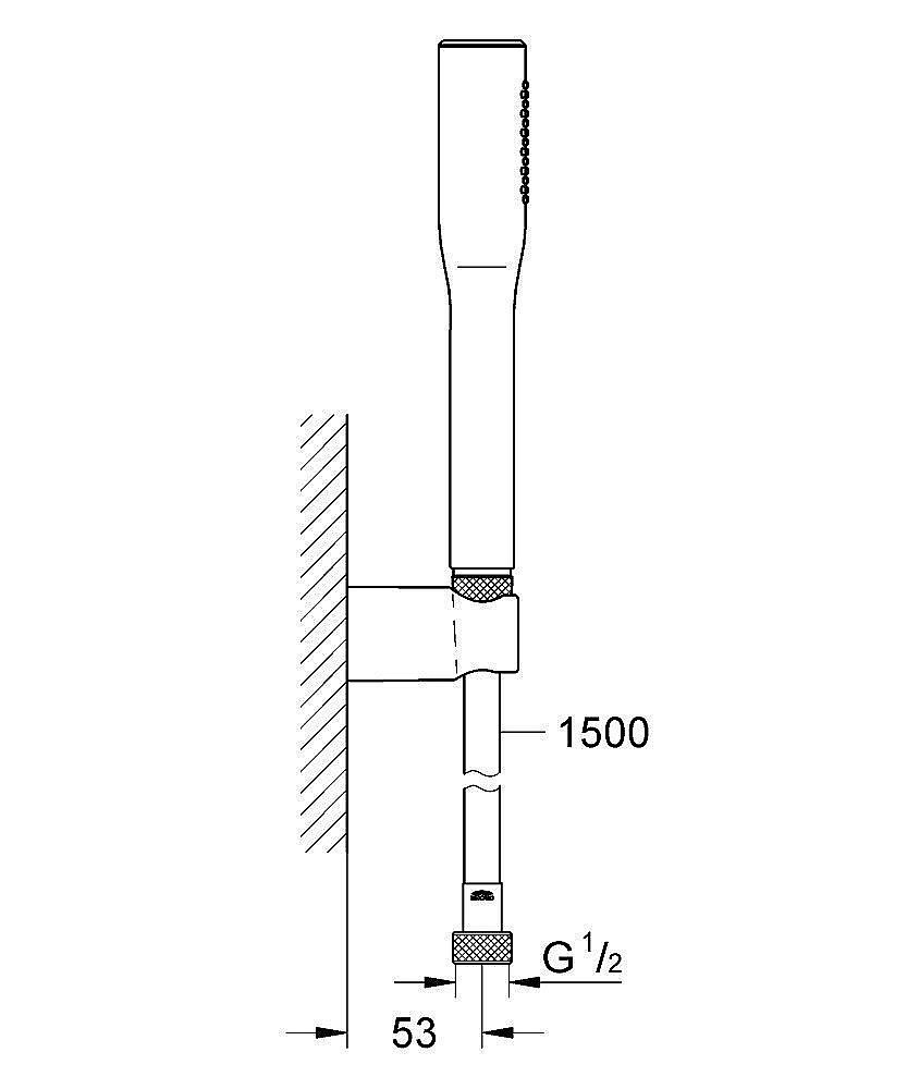 Душевая гарнитура GROHE Euphoria Cosmopolitan 27369 000 купить в интернет-магазине сантехники Sanbest