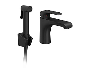 Смеситель для раковины Ravak Flat FL 112.20BL X070439 черный купить в интернет-магазине сантехники Sanbest