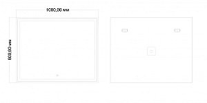 Зеркало Art&Max ZOE AM-Zoe-1000-800-DS-F в ванную от интернет-магазине сантехники Sanbest