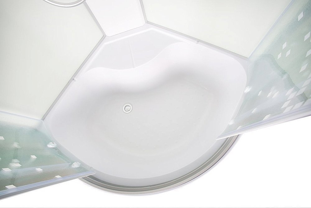 Душевая кабина DTO L 910 с пультом 100х100 купить в интернет-магазине Sanbest