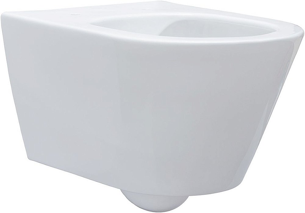 Унитаз подвесной Aquanet Lake белый с крышкой микролифт, безободковый купить в интернет-магазине Sanbest