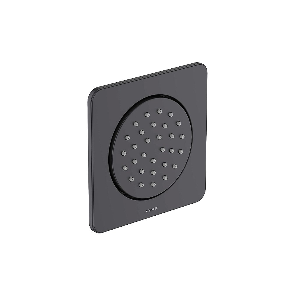 Форсунка для душа Aquatek AQ2099MB 130х130 черная матовая купить в интернет-магазине сантехники Sanbest