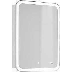 Зеркальный шкаф Jorno Bosko 60 Bos.03.60/W белый купить в интернет-магазине сантехники Sanbest