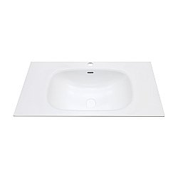 Раковина Oliveeka 100 M115W100 белая матовая купить в интернет-магазине Sanbest