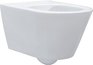 Унитаз подвесной Aquanet Lake белый с крышкой микролифт, безободковый купить в интернет-магазине Sanbest