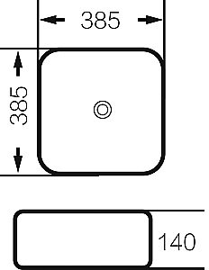 Раковина Grossman Color GR-4042BW черно-белый купить в интернет-магазине Sanbest
