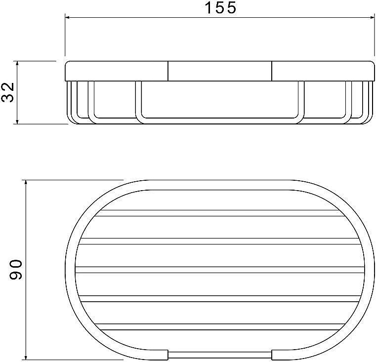 Мыльница Aquatek AQ4956MB черная матовая купить в интернет-магазине сантехники Sanbest