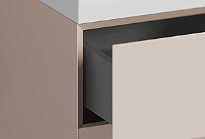 Тумба с раковиной Ravak SD LITE 80 X000001878/X000001890/XJX1280000 розовая для ванной в интернет-магазине Sanbest