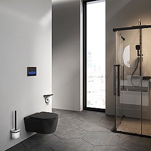 Унитаз подвесной AM.PM Func C8F1701MBSC черный матовый, безободковый купить в интернет-магазине Sanbest