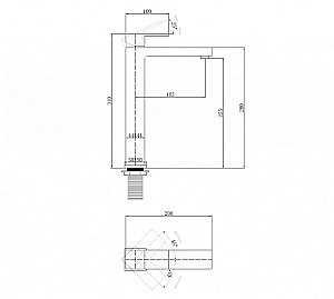 Смеситель для раковины ABBER Daheim AF8211 хром купить в интернет-магазине сантехники Sanbest