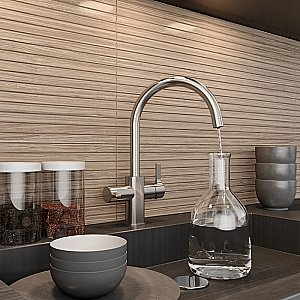 Смеситель для кухни Elghansa Kitchen Pure Water 56B5511-Steel нержавеющая сталь купить в интернет-магазине сантехники Sanbest