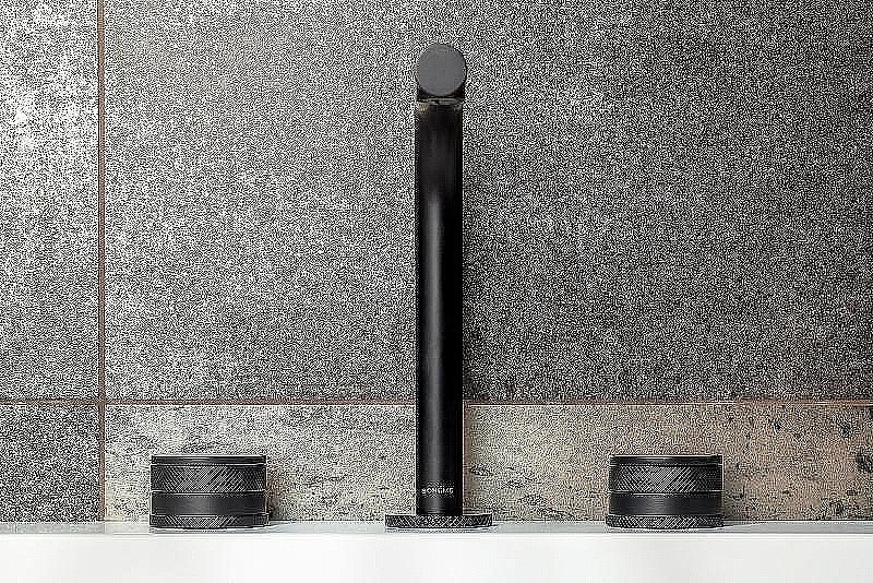 Смеситель для раковины Boheme Prestige 152-B-PR черный матовый купить в интернет-магазине сантехники Sanbest