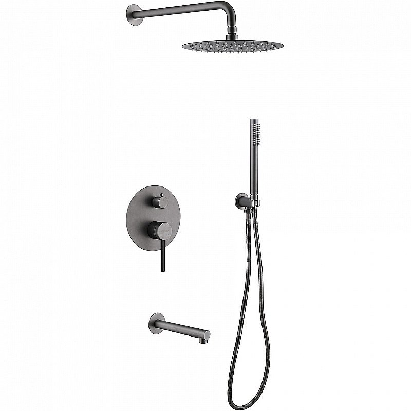 Душевая система Abber Emotion AF8817NG никель купить в интернет-магазине сантехники Sanbest