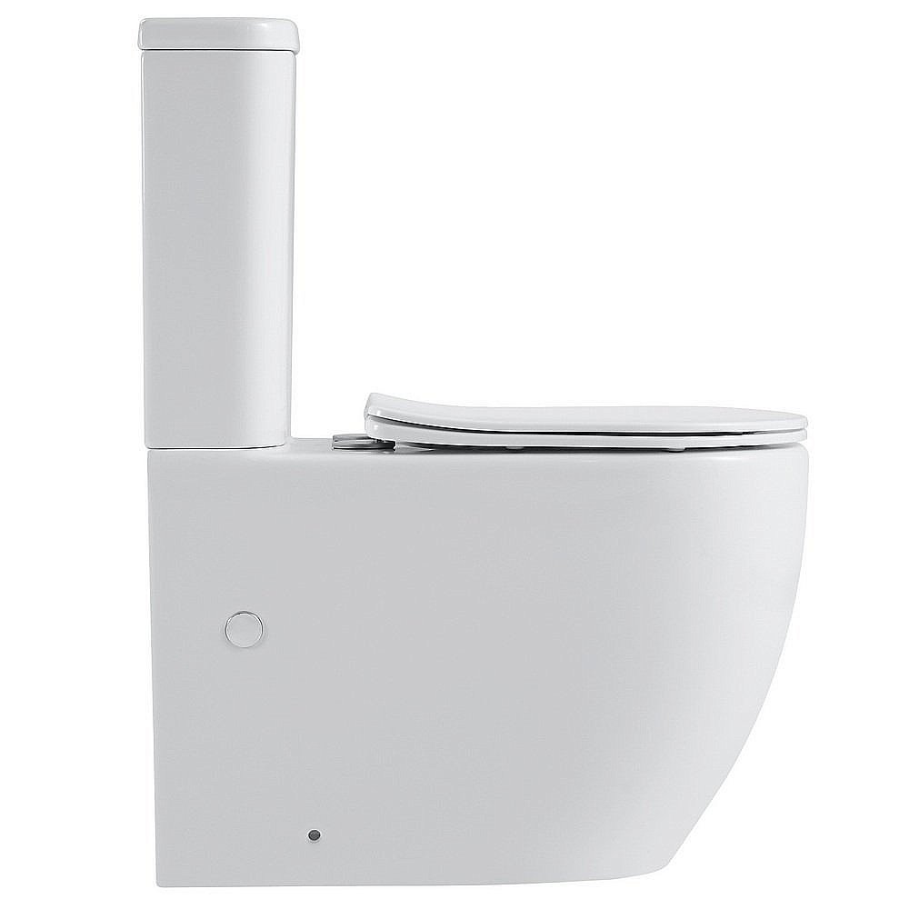 Унитаз Black&White UNIVERSE W-7789 белый, безободковый, с бачком купить в интернет-магазине Sanbest