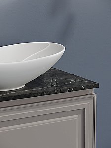 Тумба с раковиной Sancos Very 80 со столешницей, Doha Soft для ванной в интернет-магазине Sanbest