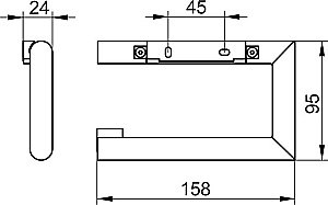 Держатель для туалетной бумаги KEUCO REVA 12862010000 хром купить в интернет-магазине сантехники Sanbest