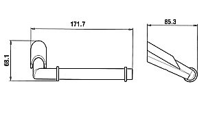Держатель для туалетной бумаги Paini Morgana 73OP051 золото купить в интернет-магазине сантехники Sanbest