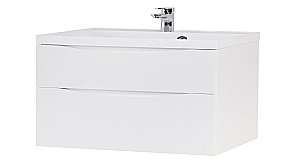 Тумба с раковиной BelBagno MARINO H60-2C-SO-BL-P 120 Bianco Lucido для ванной в интернет-магазине Sanbest