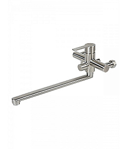 Смеситель для ванны Agger Easy A3121122 с душевым набором, сатин матовый купить в интернет-магазине сантехники Sanbest