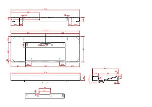 Раковина-моноблок Armadi Art Flat Calacatta 859-120-CLCT белый мрамор купить в интернет-магазине Sanbest