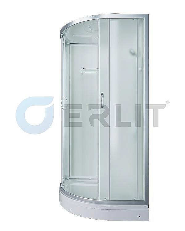 Душевая кабина Erlit Comfrot ER3510P-C3-RUS 100x100 матовое стекло купить в интернет-магазине Sanbest