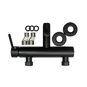 Смеситель для ванны Comforty 00-00013697 черный матовый купить в интернет-магазине сантехники Sanbest