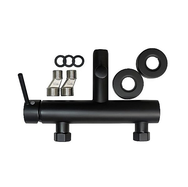 Смеситель для ванны Comforty 00-00013697 черный матовый купить в интернет-магазине сантехники Sanbest