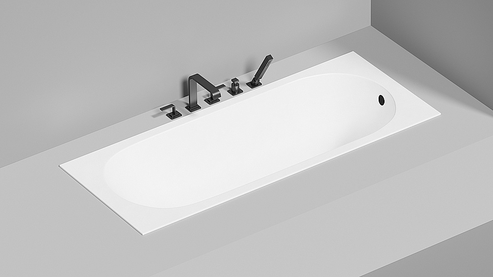 Ванна Salini ORNELLA S-stone 102326M 160x70 белая купить в интернет-магазине Sanbest