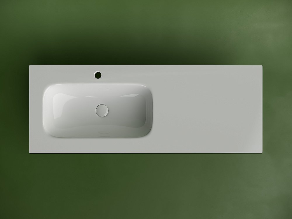 Раковина накладная мебельная Ceramica Nova Grace CN7020/CN7021 белый купить в интернет-магазине Sanbest