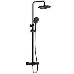 Душевая система Vitra AquaHeat Bliss 2F A4720536EXP черная матовая купить в интернет-магазине сантехники Sanbest